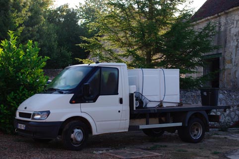 camion de la pisciculture